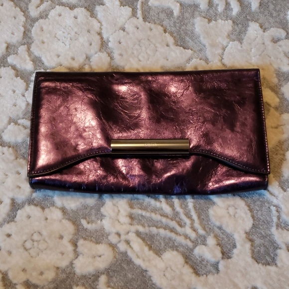Rare Alexander McQueen Purple leather clutch - Picture 3 of 8